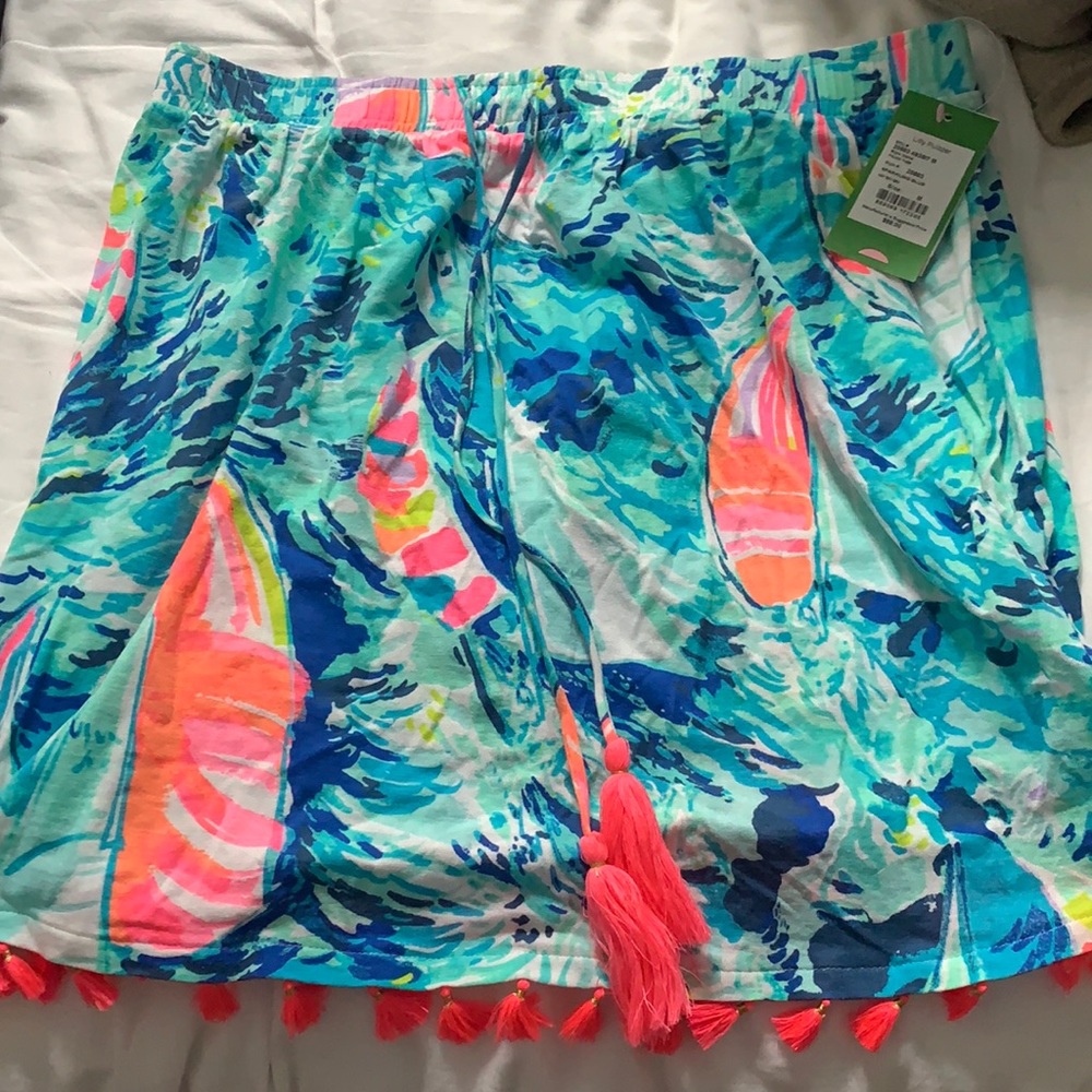 Lilly Pulitzer Hay Bay Bay tassel tube top